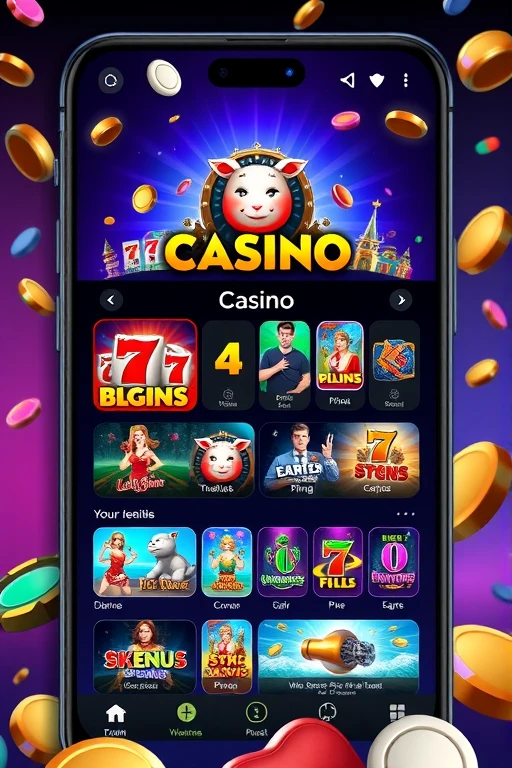 RocketPlay mobile app home screen